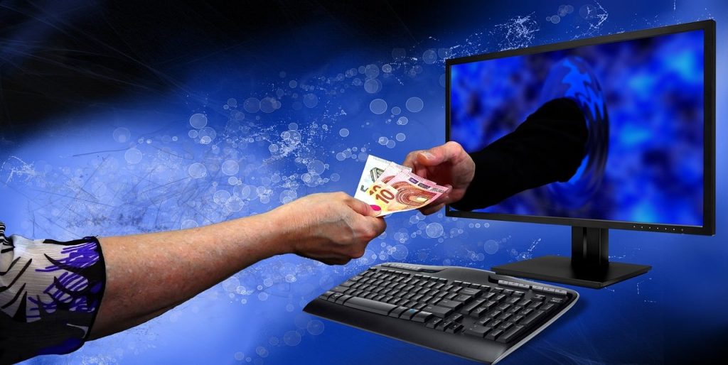 utilisateur qui paye son hébergement web
